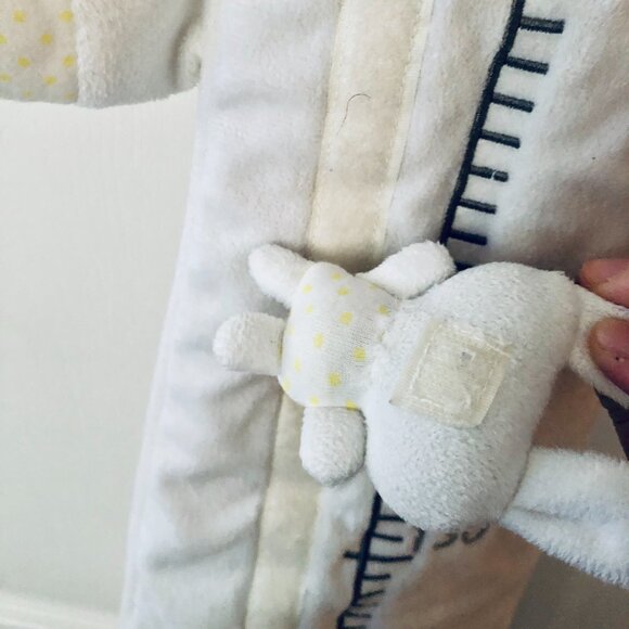 🐰 SOURIS MINI Plush Growth Chart Bunny Rabbit Nursery Decor Height Meter 160cm - Picture 7 of 7